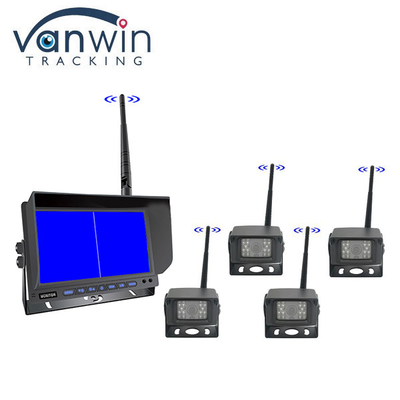 Monitoreo digital inalámbrico de 7 pulgadas Kit de cámara TFT Monitoreo de automóviles para vehículos pesados