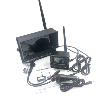 Monitoreo digital inalámbrico de 7 pulgadas Kit de cámara TFT Monitoreo de automóviles para vehículos pesados