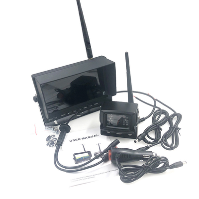 Monitoreo digital inalámbrico de 7 pulgadas kit de cámara de vehículo monitoreo de automóvil TFT para vehículos pesados