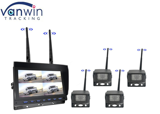 9ich AHD 1080P IPS inalámbrico de monitoreo de automóviles Vista trasera Retro TFT Kit de monitoreo de automóviles