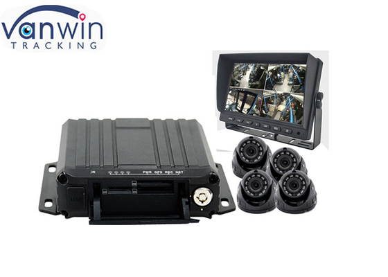 Rastreamiento GPS 1080P 3G 4G WIFI Full AHD 4 8 12 canales DVR móvil de estado sólido