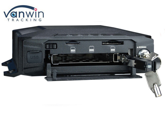 DVR móvil funcional de 4 canales con Dashcam 4G GPS WIFI para taxi / autobús