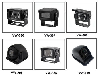 Monitor DVR del coche de TFT de 4 canales 7 pulgadas con 4 funciones de las cámaras/de la grabación para el camión
