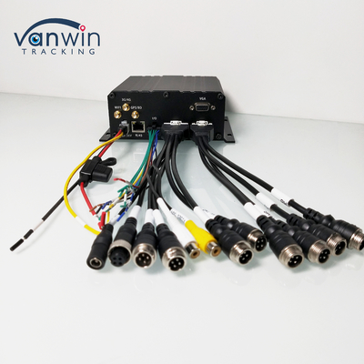 8 canales de disco duro tarjeta SD DVR móvil H.264 MDVR de coche para la vigilancia de la seguridad del vehículo