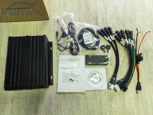 8 canales de disco duro tarjeta SD DVR móvil H.264 MDVR de coche para la vigilancia de la seguridad del vehículo