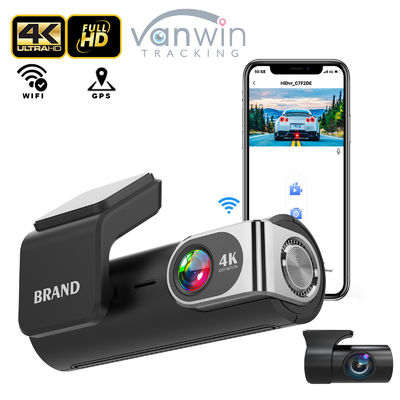 Visor nocturno de alta definición 4K grabador de conducción Mini cámara de coche soporta WiFi y GPS