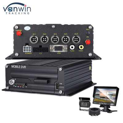 Vehículo 1080P H.265 4CH SD Car Mobile DVR Dash Cam Recorder