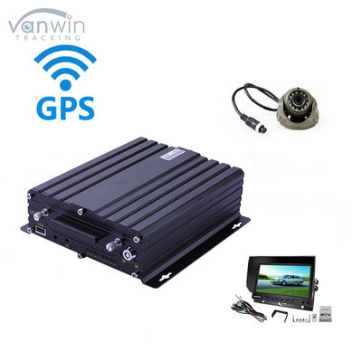 H.265 4CH HD Vehicle Mobile DVR 1080P AI Car Recorder con entrada de alarma Entrada de velocidad de pulso
