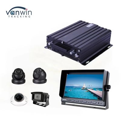 H.265 4CH HD Vehicle Mobile DVR 1080P AI Car Recorder con entrada de alarma Entrada de velocidad de pulso