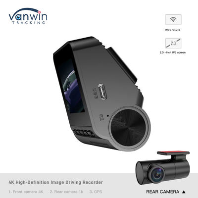 Grabadora de imágenes de conducción de alta definición 4K 1080P Soporte WiFi GPS Grabadora de taxis Cámara