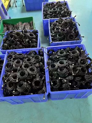 20m 4P Din Jack cable de extensión doble blindaje conector de mujer a hombre para la cámara del autobús