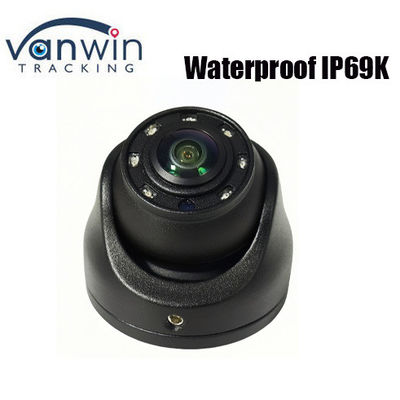 180° 1080P 2MP impermeable IP69K cámaras de domo interiores / exteriores con visión nocturna IR para autobuses / camiones