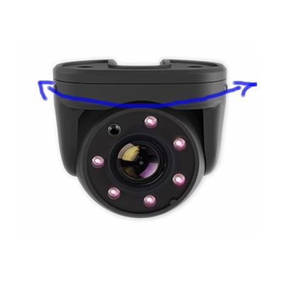 AHD cámara de retroceso de automóviles de visión nocturna de ángulo ultra ancho de camión vista lateral punto ciego impermeable