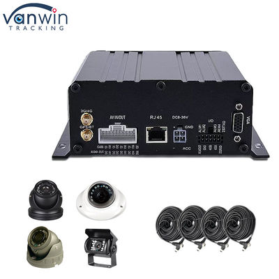 1080P H.264 AHD 256GB 4CH Car Mobile DVR GPS Tarjeta SD Autobús Camión Grabador de automóviles
