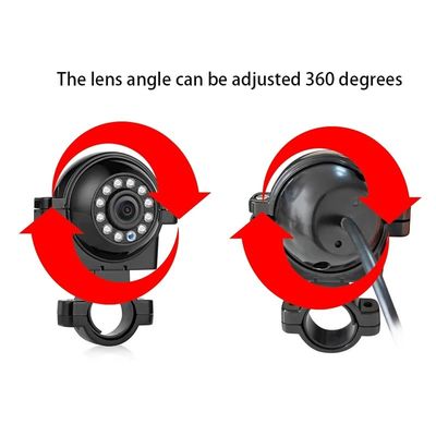 1080P Gran ángulo delantero y trasero cámara de visión lateral visión nocturna AHD coche autobús camión cámara de visión trasera de marcha atrás