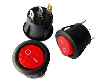 Accesorios diversos del color DVR, control encendido-apagado del interruptor redondo de la palanca LED del eje de balancín del coche camión