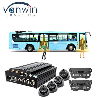 8CH 1080P Contador de pasajeros MDVR para autobús de 2 puertas, Sistema de conteo de pasajeros de autobús de alta precisión