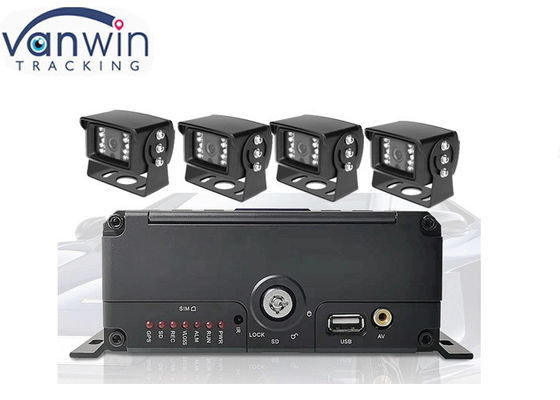 Tarjeta de almacenamiento de automóviles AHD 1080P 4CH Disco duro DVR móvil Monitoreo de video de alta definición