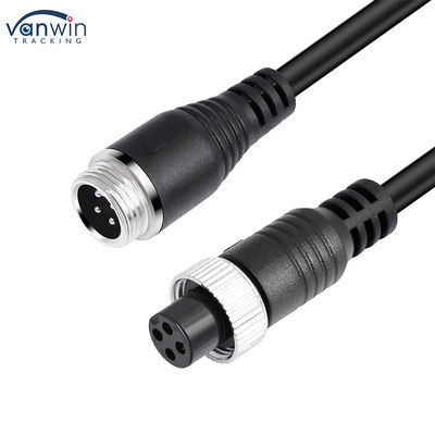 Accesorios de DVR Cables de extensión de aviación 5M Cables de cámara de respaldo de 4 pines de hombre a mujer