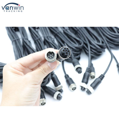 Accesorios de DVR Cables de extensión de aviación 5M Cables de cámara de respaldo de 4 pines de hombre a mujer
