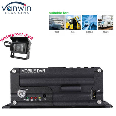 1080P H265 Dual SD Card 8 canales DVR móvil con HDD Max 2TB para taxis camiones camionetas