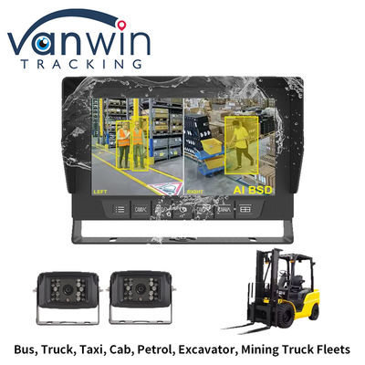 IP69K 7 / 10.1 pulgadas de agua AHD Cuad TFT Display de monitoreo de coche para vehículos universales