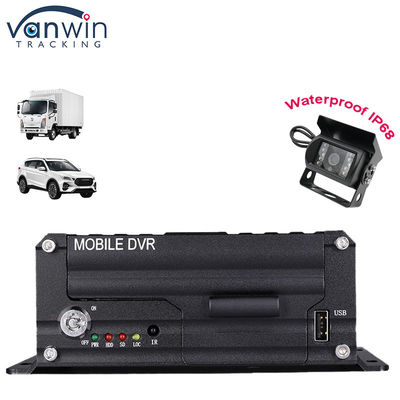 4G GPS WIFI Tarjeta SD doble 4 canales MDVR 1080P HDD DVR de inteligencia artificial para autobuses