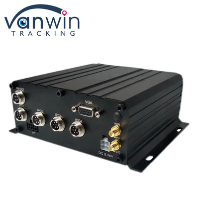 Full HD 1080P 8CH DVR móvil tarjeta SD 4G GPS H.265 CMSV6 Sistema de seguridad de DVR de autobús y camión