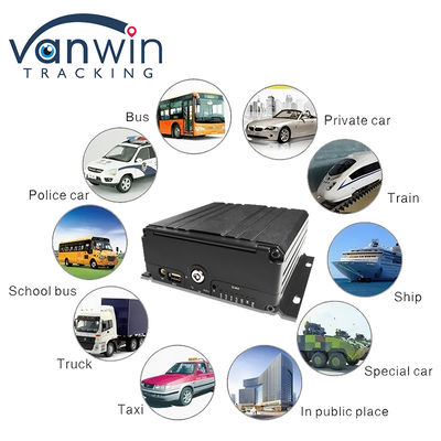 4G 6 Canal H. 265 HDD DVR móvil para automóviles