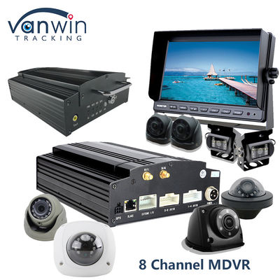 4G Wifi GPS Sistema de cámara MDVR 8CH Grabadora de vídeo digital móvil para autobuses y camiones