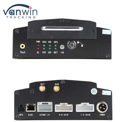 4G Wifi GPS Sistema de cámara MDVR 8CH Grabadora de vídeo digital móvil para autobuses y camiones