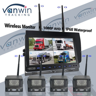 Sistema de cámara inalámbrica digital AHD de 7 pulgadas para camión, cámara de marcha atrás para coche, kit de monitor de coche TFT inalámbrico