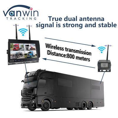 Sistema de visión trasera inalámbrico digital de 7 pulgadas AHD Camión cámara inversa Monitor de coche TFT inalámbrico