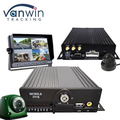 4CH doble tarjeta SD GPS MDVR cámara con 4G WiFi DVR móvil sistema de seguridad de autobuses escolares