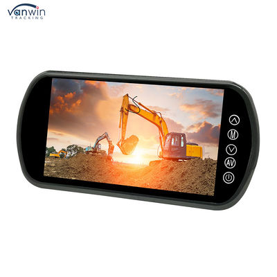 7 pulgadas de coche retrovisor de espejo de monitoreo camión AHD Cuatro vías de pantalla dividida de pantalla