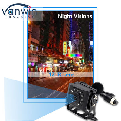 12 IR cámara de seguridad de visión nocturna para autobús, camión, autocaravana IP68 cámara impermeable
