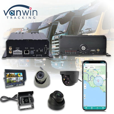 4CH GPS 4G WiFi DVR móvil Full HD 1080P cámara de coche HDD Mdvr para autobús furgoneta camión vehículo