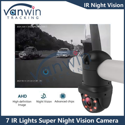 IP69K Full HD de visión nocturna de la cámara de domo de coche modelo privado 7 luces IR de la cámara de coche para el autobús Turck