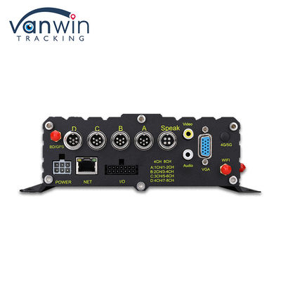 ADAS DMS BSD AI Vehicle Fleet Cam Car Con 8CH WiFi GPS 4G Vista en vivo DVR móvil para el coche