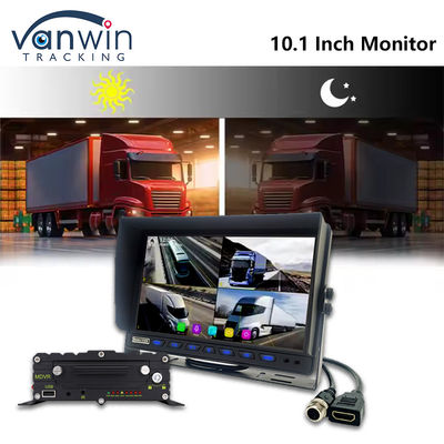 10Display de pantalla de automóvil AHD de.1 pulgadas 8CH MDVR cámara 1080P Color TFT sistemas de monitoreo de automóviles