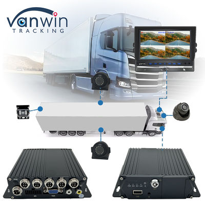 4G GPS con tarjeta SD doble DVR móvil 1080P 4CH cámara CCTV grabador de seguridad DVR de seguimiento móvil