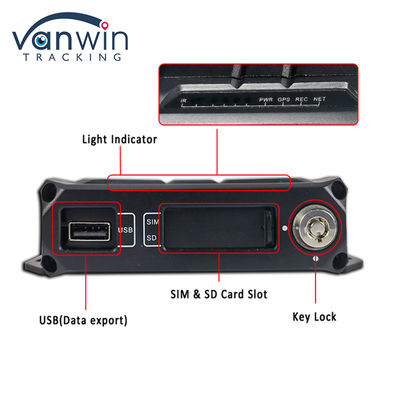 H.264 4CH HD 1080P DVR móvil 4G GPS WIFI Tarjeta SD MINI MDVR para monitoreo de video de automóviles