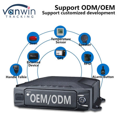 8CH 1080P AHD HDD DVR móvil con 4G GPS MDVR grabador Sistema de alarma de vigilancia de seguridad de camión