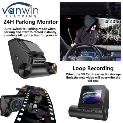 Full HD 4K Dash Cam Grabadora de video de doble lente con visión nocturna Monitor de estacionamiento Dashcam