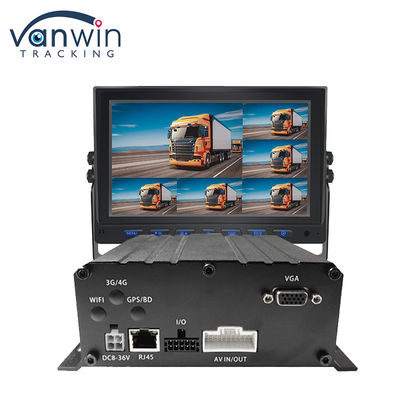 H.265 8CH HDD 1080P Sistema de DVR móvil con 4G MDVR Kit Función GPS WIFI para la gestión de la flota