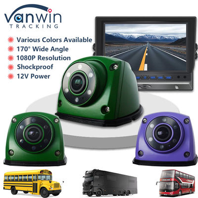 IP69 1080P cámara de coche AHD cámara lateral con 6pcs luces IR cámara de visión nocturna súper