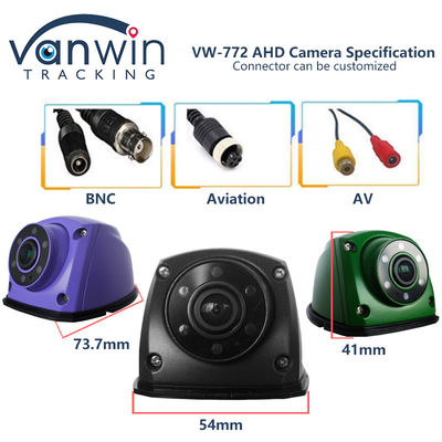 IP69 1080P cámara de coche AHD cámara lateral con 6pcs luces IR cámara de visión nocturna súper