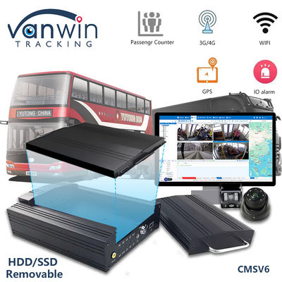 OEM 8CH HD 1080P HDD DVR móvil con 4G GPS WIFI MDVR para el sistema de gestión de la flota