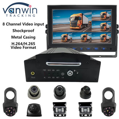 OEM 8CH HD 1080P HDD DVR móvil con 4G GPS WIFI MDVR para el sistema de gestión de la flota