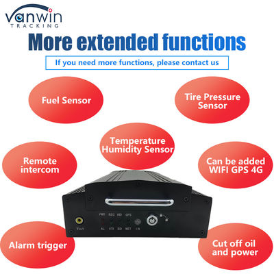 OEM 8CH HD 1080P HDD DVR móvil con 4G GPS WIFI MDVR para el sistema de gestión de la flota